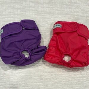 Doggie Diapers, Teamoy Reusable Cloth, Size M